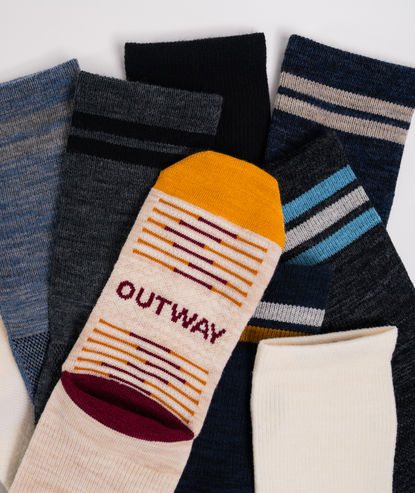 Merino Lite Crew Socks Moonstone