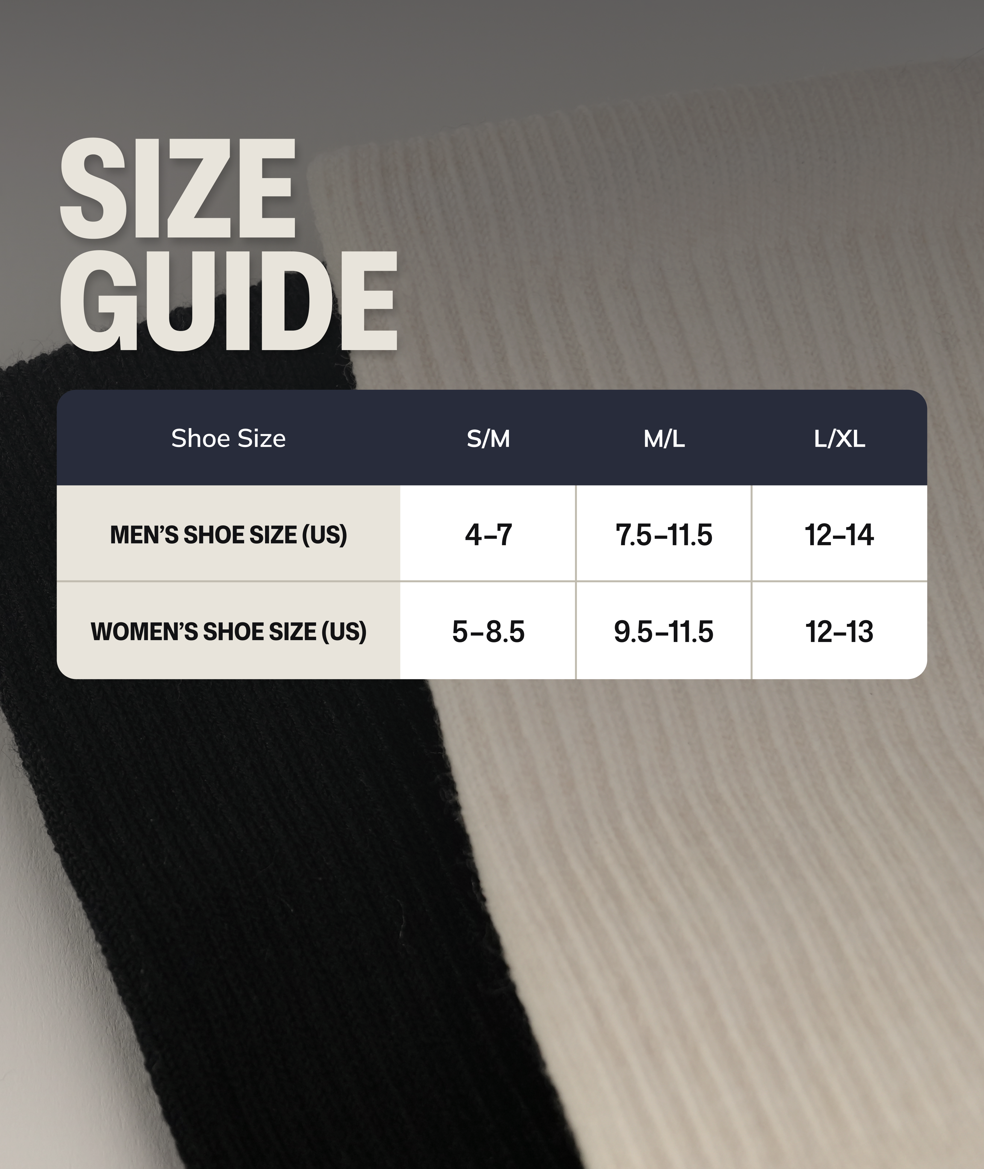 Merino Crew Socks Off White