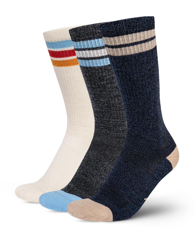 Trek Merino Crew Socks 3-Pack