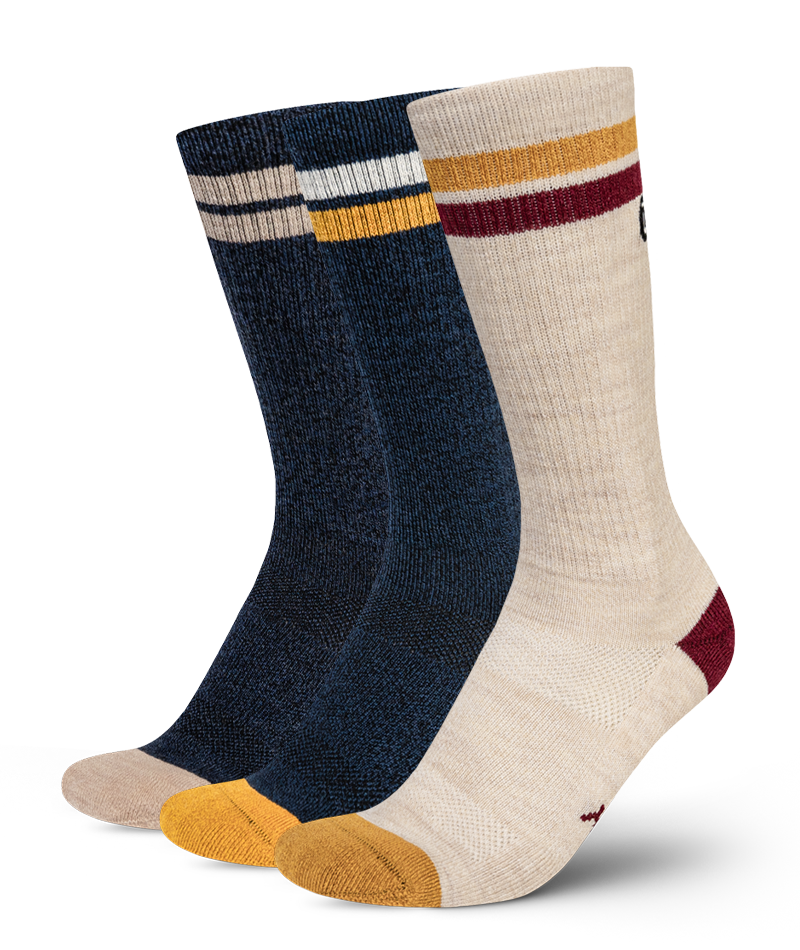 Wander Merino Crew Socks 3-Pack